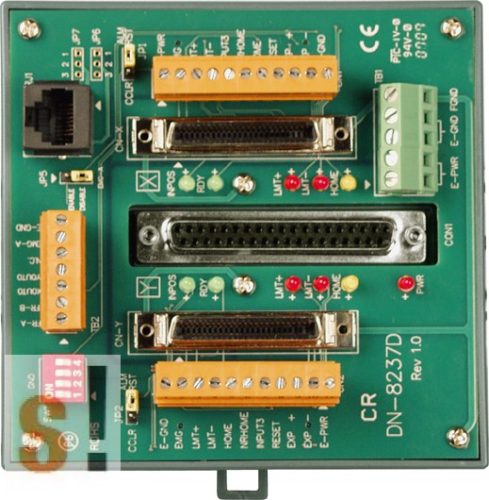 DN-8237GB CR # Bővítő kártya/Daughter Board/PISO-PS200 vagy Általános servo amplifier-hez/vezetékező kártya/snap on/DIN sínre rögzíthető/ICP CON, ICP DAS