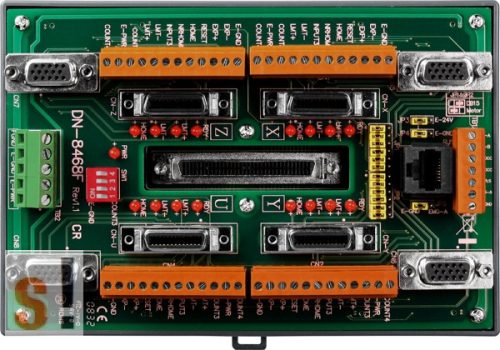 DN-8468FB CR # Bővítő kártya/Daughter Board/PISO-PS400 vagy FUJI  FALDIC-W és ALPHA5 Smart servo amplifier-hez/vezetékező kártya/snap on/DIN sínre rögzíthető/ICP CON, ICP DAS