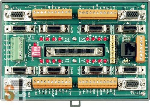 DN-8468MB CR # Bővítő kártya/Daughter Board/PISO-PS400 vagy Mitsubishi MELSERVO-J3/J4/JE sorozatú servo amplifier-hez/vezetékező kártya/snap on/DIN sínre rögzíthető/ICP CON, ICP DAS