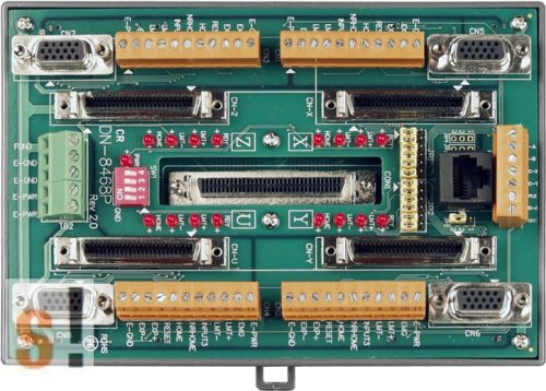 DN-8468PB CR # Bővítő kártya/Daughter Board/PISO-PS400 vagy Panasonic MINAS A4/A5/A6 sorozatú servo amplifier-hez/vezetékező kártya/snap on/DIN sínre rögzíthető/ICP CON, ICP DAS