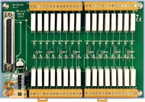 DN-8K32R CR # Relé kimenet kártya/32x RO relékimenet/CA-3705A kábel/ICP CON, ICP DAS