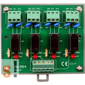   DN-PR4/N CR # Relé modul/4x teljesitmény relé/ICP CON, ICP DAS