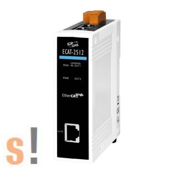   ECAT-2512 # EtherCAT Junction Slave Module/1-IN/2-OUT, ICP DAS