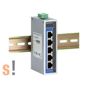   EDS-205A # Ipari Ethernet switch/ 5 port/10/100BaseT(X),/Belépő szint/-10~+60C°/MOXA