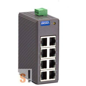   EDS-208 # Ethernet switch/8 port/ 10/100BaseT(X)/ Belépő szint/Nem menedzselt, MOXA