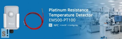 EM500-PT100-T500 # LoRaWAN IP68 PT100 hőmérséklet szenzor/50-500 C/1 méter/URSALINK