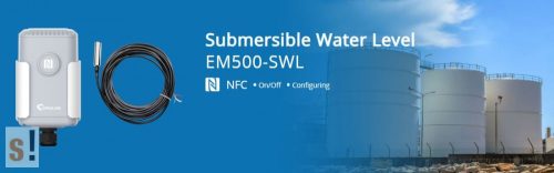 EM500-SWL-L010 # LoRaWAN IP68 vízszint érzékelő szenzor/0-200 méter H2O/10 m/URSALINK/Milesight