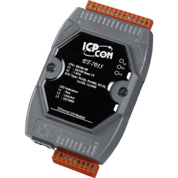 ET-7015 # Ethernet I/O Module/Modbus TCP/7AI/RTD, ICP DAS