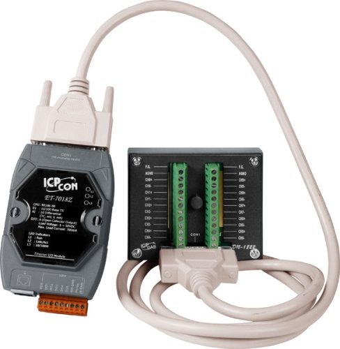 ET-7018Z/S2 # Ethernet I/O Module/Modbus TCP/10AI/TC/6DO/DB-1822, ICP DAS