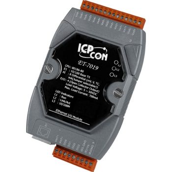 ET-7019 # Ethernet I/O Module/Modbus TCP/8AI/TC/4DO, ICP DAS