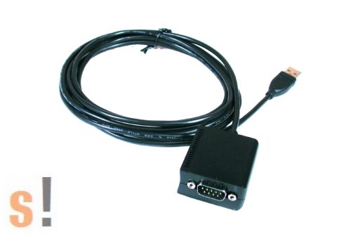 EX-1302IS # USB <> RS-232 konverter/15 kV ESD/2,5 kV optikai szigetelés/DB9 port/Exsys 