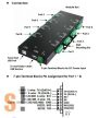EX-1339HMVS # USB--RS-232/422/485 konverter/8x RS232/422/485 port/2.5kV szigetelt/15kV ESD/Fém ház/sorkapocs/FTDI chip set/DIN sínre, Exsys