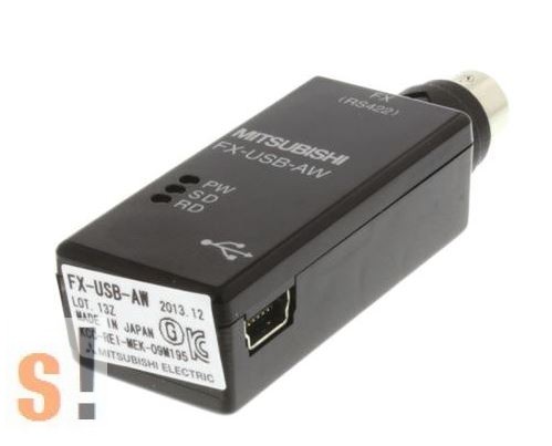 FX-USB-AW # MITSUBISHI MELSEC FX PLC programozó kábel/USB/RS-422, MITSUBISHI