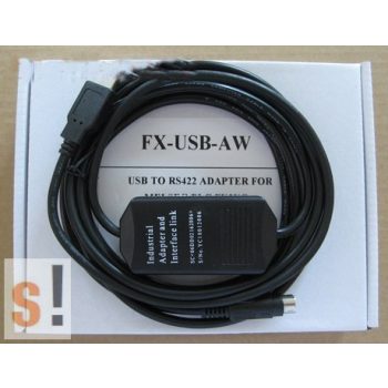   FX-USB-AW # MITSUBISHI MELSEC FX PLC programozó kábel/USB/RS-422