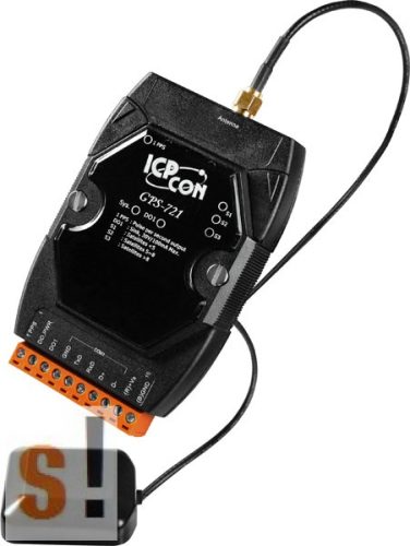 GPS-721 # GPS Vevő/Receiver/1x DO/1x PPS kimenet, ICP DAS