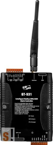 GT-531 # SMS/GSM Controller/Modbus RTU/1x RS-485/2x RS-232, ICP DAS