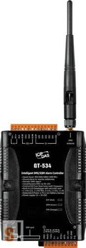 GT-534 # SMS/GSM Controller/6x DI/2x DO/1x AI/2x RS-232, ICP DAS