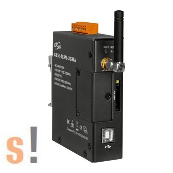   GTM-203M-3GWA CR # Ipari 3G WCDMA Modem/Quad-band/GSM/RS-232/USB/fém ház, ICP DAS