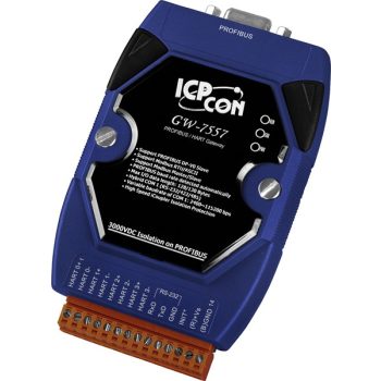 GW-7557 # Profibus - HART átjáró, gateway, ICP DAS