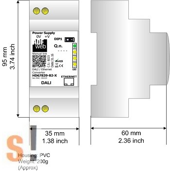 HD67839-B2 # DALI / Ethernet - konverter/gateway