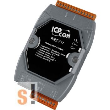   HRT-711 # Átjóró/Modbus/TCP/UDP -  HART protokoll konverter, ICP DAS