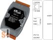HRT-711 # Átjóró/Modbus/TCP/UDP -  HART protokoll konverter, ICP DAS