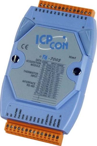 I-7005 # I/O Modul/DCON/8AI-Hőelem/6DO, ICP DAS