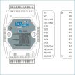 I-7005 # I/O Modul/DCON/8AI-Hőelem/6DO, ICP DAS