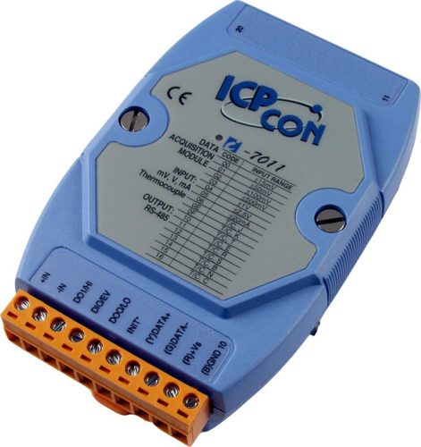 I-7011D # I/O Module/DCON/1AI/TC/2DO/1DI, ICP DAS