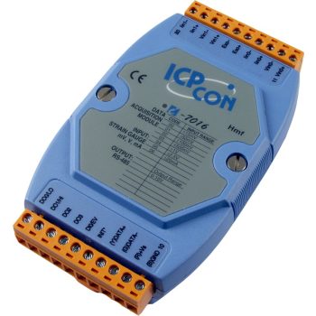 I-7016 # I/O Module/DCON/2AI/Strain Gauge/4DO/1DI, ICP DAS