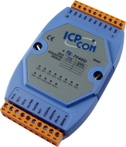 I-7042D # I/O Module/DCON/13DO/O.C./LED, ICP DAS