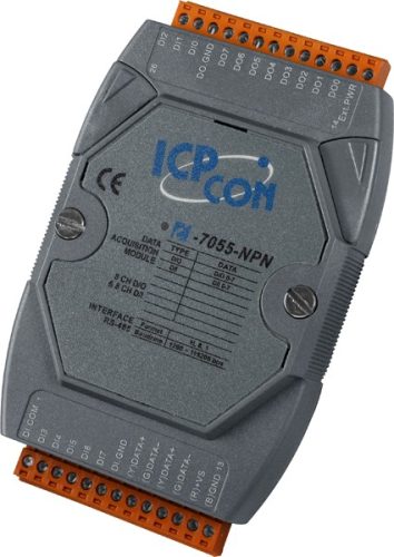 I-7055-NPN # I/O Module/DCON/8DI/8DO/NPN, ICP DAS, ICP CON