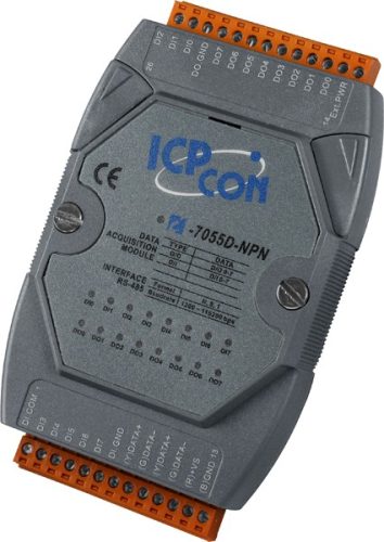 I-7055D-NPN # I/O Module/DCON/8DI/8DO/NPN/LED, ICP DAS, ICP CON