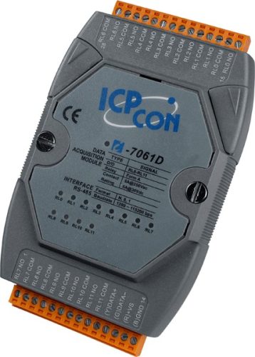 I-7061D # I/O Module/DCON/12 Relay Power/LED, ICP DAS, ICP CON