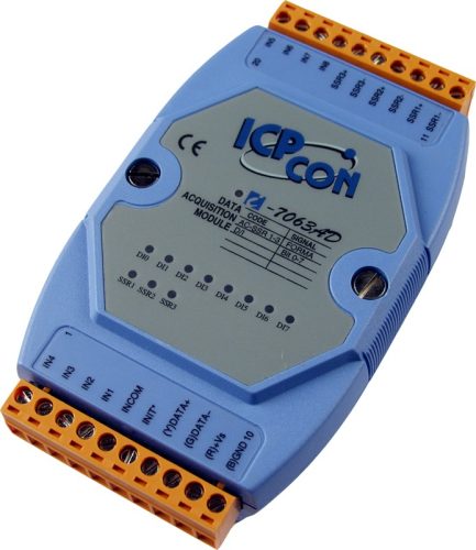I-7063AD # I/O Module/DCON/3 Relay SSR-AC/8DI/LED, ICP DAS, ICP CON