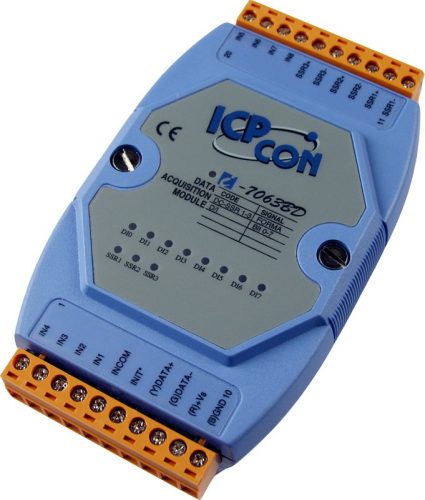I-7063BD # I/O Module/DCON/3 Relay SSR-DC/8DI/LED, ICP DAS, ICP CON