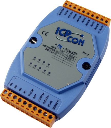 I-7065D # I/O Module/DCON/5 Relay/4DI, ICP DAS, ICP CON