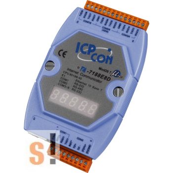   I-7188E8D # Device Server/Ethernet - RS-232/485 konverter/ 7x RS-232 és 1x RS-485 port/LED, ICP DAS