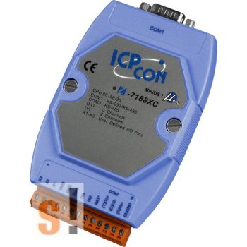  I-7188XC-512  # Controller/Nincs Ethernet/MiniOS7/C nyelv/2x DI/3x DO/512KB, ICP DAS