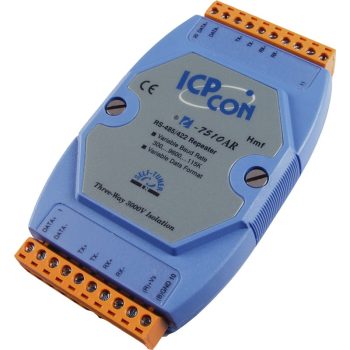   I-7510AR # 3x szigetelt RS-422/485 vonalerősítő / konverter/repeater/3000Vdc, ICP DAS