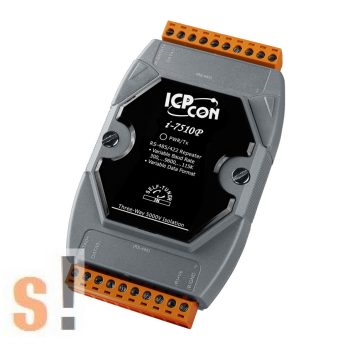   I-7510P # 5 kV szigetelt RS-485 vonalerősítő/ repeater/ 3x szigetelés/5000Vdc szigetelés/ IEC 60664-1/ ICP DAS/ ICP CON