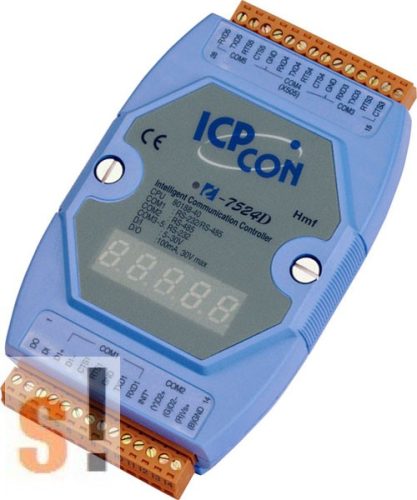 I-7524D # Konverter/1x RS-232/485, 1x RS-485, 3x RS-232, 1x DI, 1x DO/LED, ICP DAS