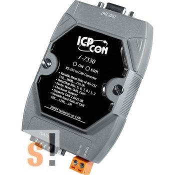   I-7530T # Intelligens RS-232 - CAN konverter, Konverter/RS-232 - CAN/szigetelt, ICP DAS