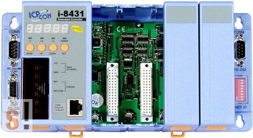 I-8431-80-MTCP # Controller/Intel 80186/Modbus TCP/4 hely/512KB, ICP DAS