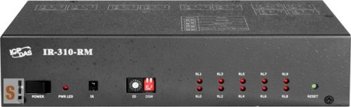 IR-310-RM # IR kontroller, 10 csatornás, nagy teljesítményű relé/Modbus RTU/Infravörös /ICP CON/ICP DAS