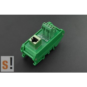   JZ-RJ45-8/8 # RJ45 - sorkapocs adapter DIN sínre/8-as sorkapocs/függóleges elhelyezésű RJ45 csatlakozó