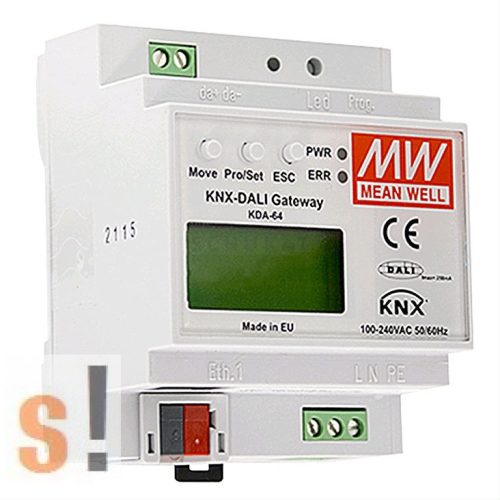 KDA-64 # KNX - DALI Gateway/Konverter, Mean Well