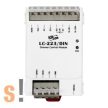 LC-223/DIN # Dimmer vezérlő modul/DCON/Modbus RTU/1 csatornás/1x AI/2x DI/1x relé kimenet/DIN sínre ICP DAS, ICP CON