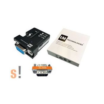   LM048 # Bluetooth - RS-232 soros adapter/100 méter távolság/DCE-DTE kapcsoló/LM Technologies