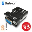  LM048 # Bluetooth - RS-232 soros adapter/100 méter távolság/DCE-DTE kapcsoló/LM Technologies